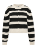 Mavi Jeans Strickjacke Regular Fit Reißverschluss Cardigan in Schwarz