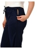 NORMANN Trainingshose Rehahose seitlicher Reißverschluß - 88935 in navy