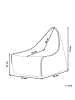 Beliani 2-tlg Sitzsack DROP in Braun