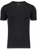 OLYMP  Rundhals T-Shirt für Herren in schwarz in schwarz