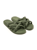Brasileras Pantoletten "Mersin" in Militärgrün
