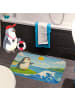 Mr. & Mrs. Panda Badeteppich Pinguin Surfer Design ohne Spruch in Weiß