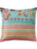 Bassetti Fein Satin Kuschelkissenbezug Rapallo in türkis-rosa