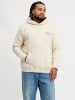 JACK & JONES PLUS Kapuzenpullover in Antique White