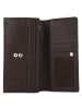 mano Don Leonardo Geldbörse RFID Leder 18 cm dunkelbraun