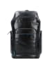 Piquadro Blue Square Rucksack Leder 46 cm Laptopfach in black