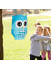 relaxdays 4 x Pinata Eule in Blau