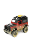 Toi-Toys Metal World Spielzeugauto - Jeep 4x4 mit Wohnwagen in mehrfarbig