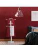 relaxdays Herrendiener in Weiß/ Silber - (B)46 x (H)112 x (T)32 cm