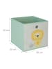 relaxdays 4 x Kinder Aufbewahrungsboxen "Tiere C" in Bunt - (B)30 x (H)30 x (T)30 cm