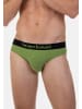 Bruno Banani Sportslip / Unterhose Flowing in Grün / Schwarz