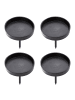 Butlers Kerzenpick ADVENT 4er-Set in Schwarz