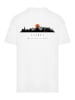 F4NT4STIC Heavy Oversize T-Shirt Oversize Escape Discover the World Asian Town in weiß