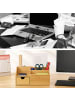 relaxdays Schreibtisch Organizer in Natur - (B)24,5 x (H)11 x (T)15 cm