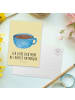 Mr. & Mrs. Panda Wanddeko Kaffee Tasse mit Spruch in Gelb Pastell