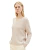 Tom Tailor Strickpullover Ripp Knit V-Neck Pullover in Grau