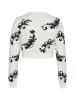 myMo Women Sweater in Wollweiss Schwarz