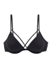 LASCANA Bügel-Bikini-Top in schwarz