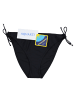Aquarti Aquarti Damen Bikinihose Seitlich Gebunden Bikinislip in schwarz