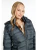 myMo Damen Leichte Steppjacke in Holzkohle