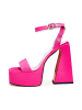 CESARE GASPARI Hochhackige Sandalen in Pink