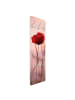 WALLART Garderobe - Mohnblüte in der Dämmerung in Rosa