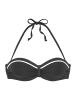 Vivance Bügel-Bandeau-Bikini-Top in schwarz