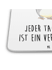 Mr. & Mrs. Panda Untersetzer Pinguine Kuscheln mit Spruch in Weiß