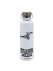 Mr. & Mrs. Panda Wasserflasche Orca mit Spruch in Weiß