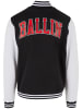 Mister Tee Mister Tee Herren Ballin 23 College Jacket in blk/wht