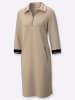 creation L Polokleid in beige-schwarz