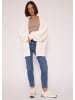 SASSYCLASSY Oversize Strick-Cardigan in Offwhite