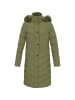 Usha Women Coat in olive