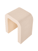 Beliani Beistelltisch ENID in Beige - (W) 40 x (H) 46 x (L) 30 cm