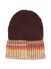 BREITER Strickmütze in rot