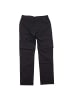 Jack Wolfskin Cargohose Activate Light Zip Away in Schwarz