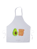 Mr. & Mrs. Panda Kochschürze Avocado Toast ohne Spruch in Weiß