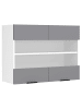 VCM  Küchenschrank B. 80 cm Hängeschrank Küche Fasola in Weiß / Anthrazit