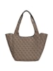 Guess Calista 2 in 1 Tote - Shopper 26 cm (coal logo) in latte logo