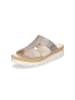 Gabor Fashion Keil-Pantolette in Metallic