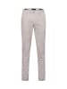 ALBERTO Stoffhose ROB Linen Stripe slim fit in kitt grau - 0001