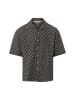 Redefined Rebel Hemd Zander in schwarz ecru