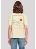 F4NT4STIC Ladies Everyday Tee Escape Discover the World Landscape in softyellow