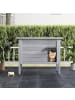 COSTWAY Katzenhaus Outdoor Winterfest in Grau