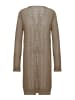 LEOMIA Damen Cardigan in Taupe