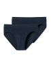 Schiesser Slips 2er-Pack Basic Kids in nachtblau