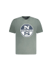 North Sails Grünes Baumwoll-T-Shirt