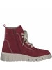 Tamaris Schnür-Stiefeletten für Damen in dunkelrot