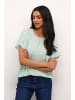 Kaffe Ärmellose Bluse KAamber Loose fit in Granite Green/ Chalk Flower