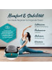DoYourFitness Yoga-Kissen Ganesh gefüllt Buchweizen dunkelgrün Halbmond grün